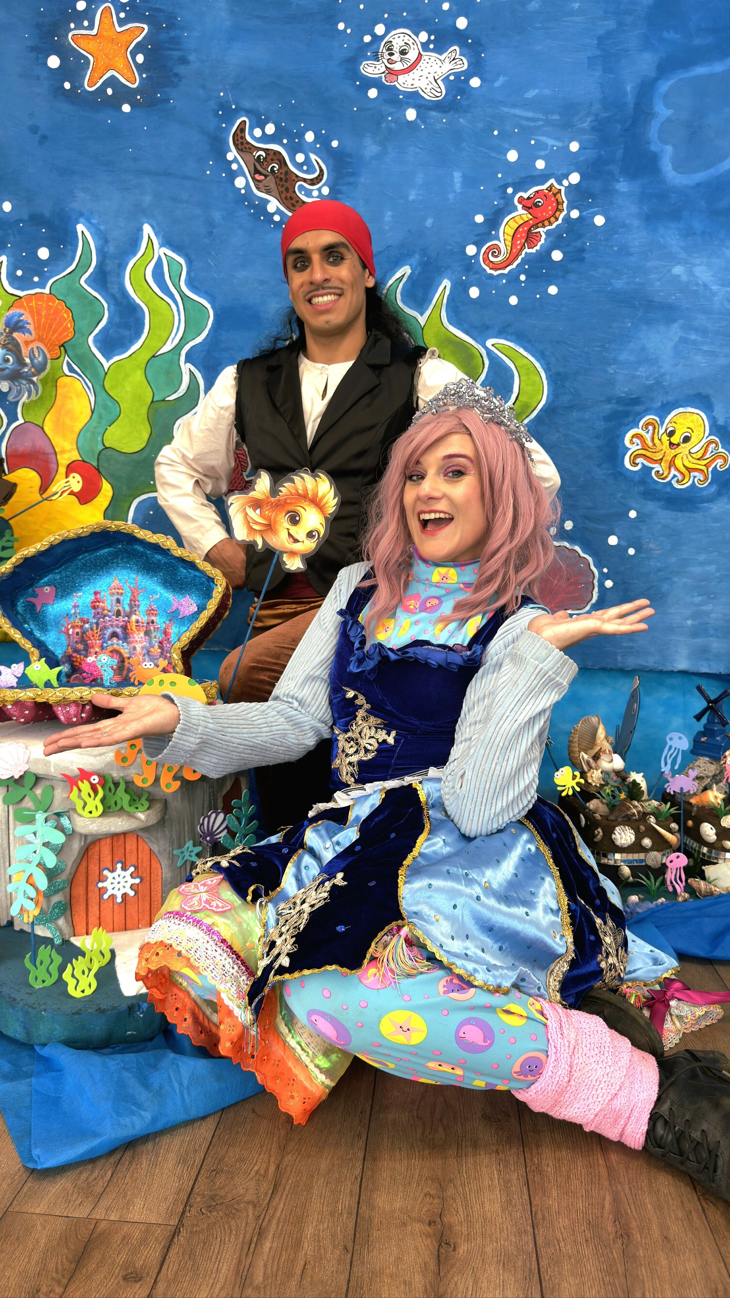 Vini Pirata e a Princesa do Mar apresentam a Concha Mágica